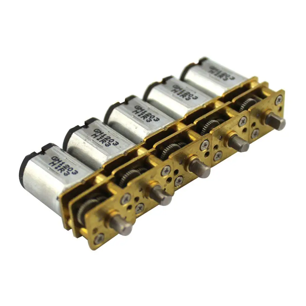 2 шт. редукторный мини мотор с металлической коробкой передач 6 В постоянного