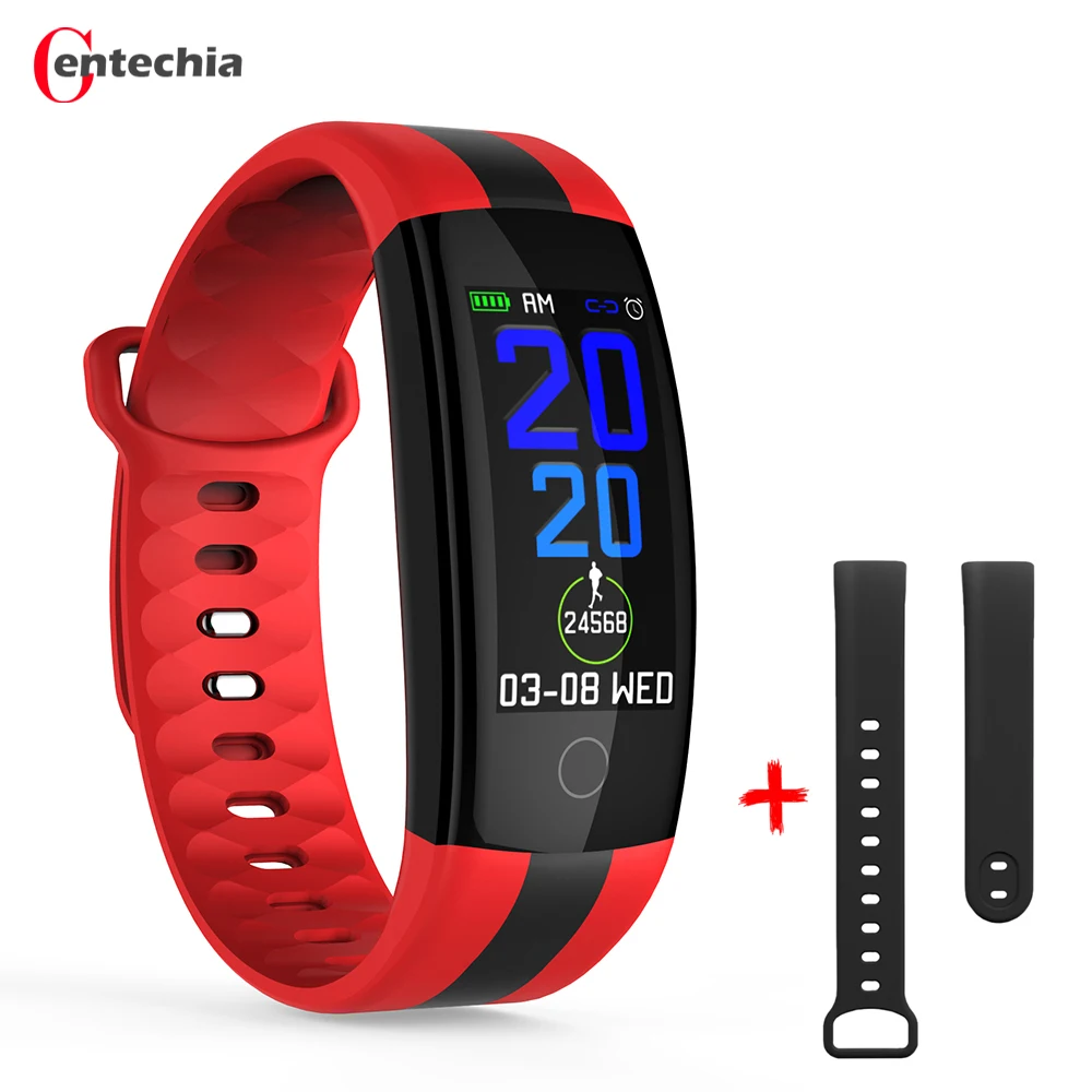 

QS01 Newest Smart Bracelet Fitness Tracker Watch , Heart Rate Monitor Blood Pressure Pedometer Function, Waterproof Smartwatch