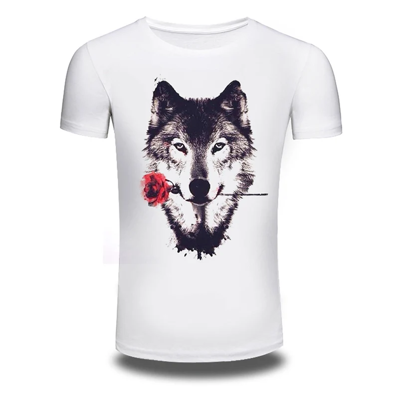 Новый Футболка Мужской Хип Хоп 3d Печати Черепа Короткий рукавом Slim Fit Панк
