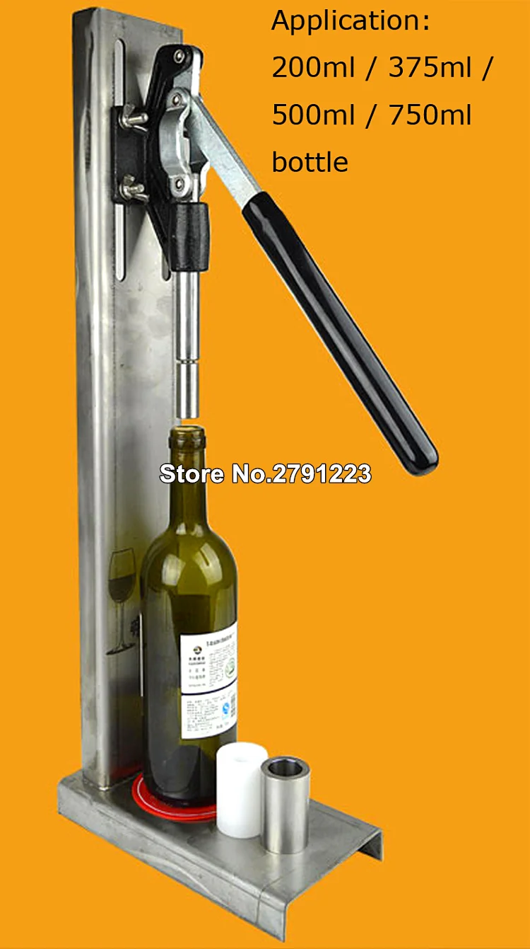 Manual Hand Pressure Corker Cork Wine Bottle Corking Inserting Stopper