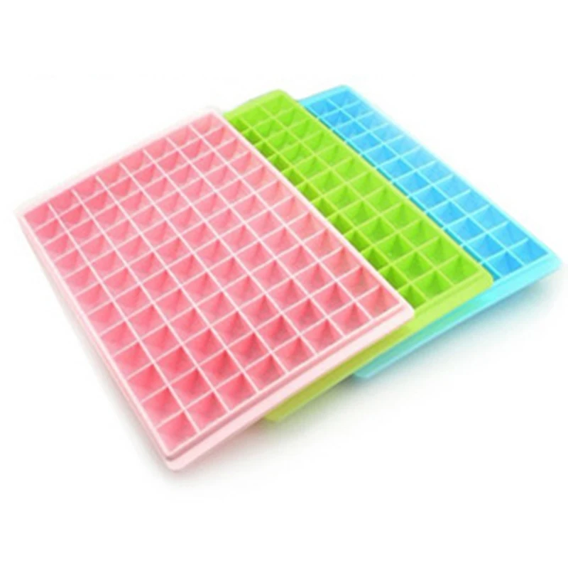 Многоразовые 96-Cubes замораживание квадратный Кубик льда лоток форма для заморозки льда прессформы для бутылки воды конфитюр шоколад формы для печения случайный цвет