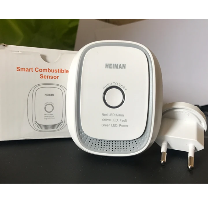  Portable Alarm Warning Gas Detector DC12V Natural Gas Leakage Sensor for Shower Room Kitchen Room G