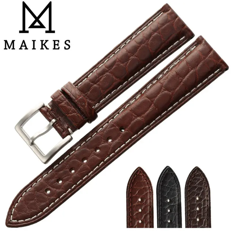 Maikes Luxury Alligator Watch Band Case 