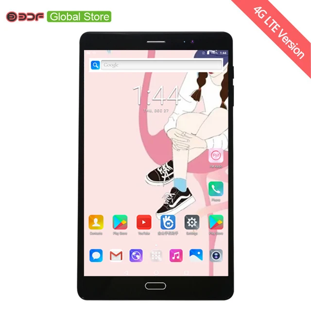 

BDF 8 Inch 4G LTE Mobile Phone Call SIM Card Android 7.0 Tablet Pc 4GB/64GB Tablet Octa Core Type-C Slot 5Mp+12Mp Pc Tablet 8