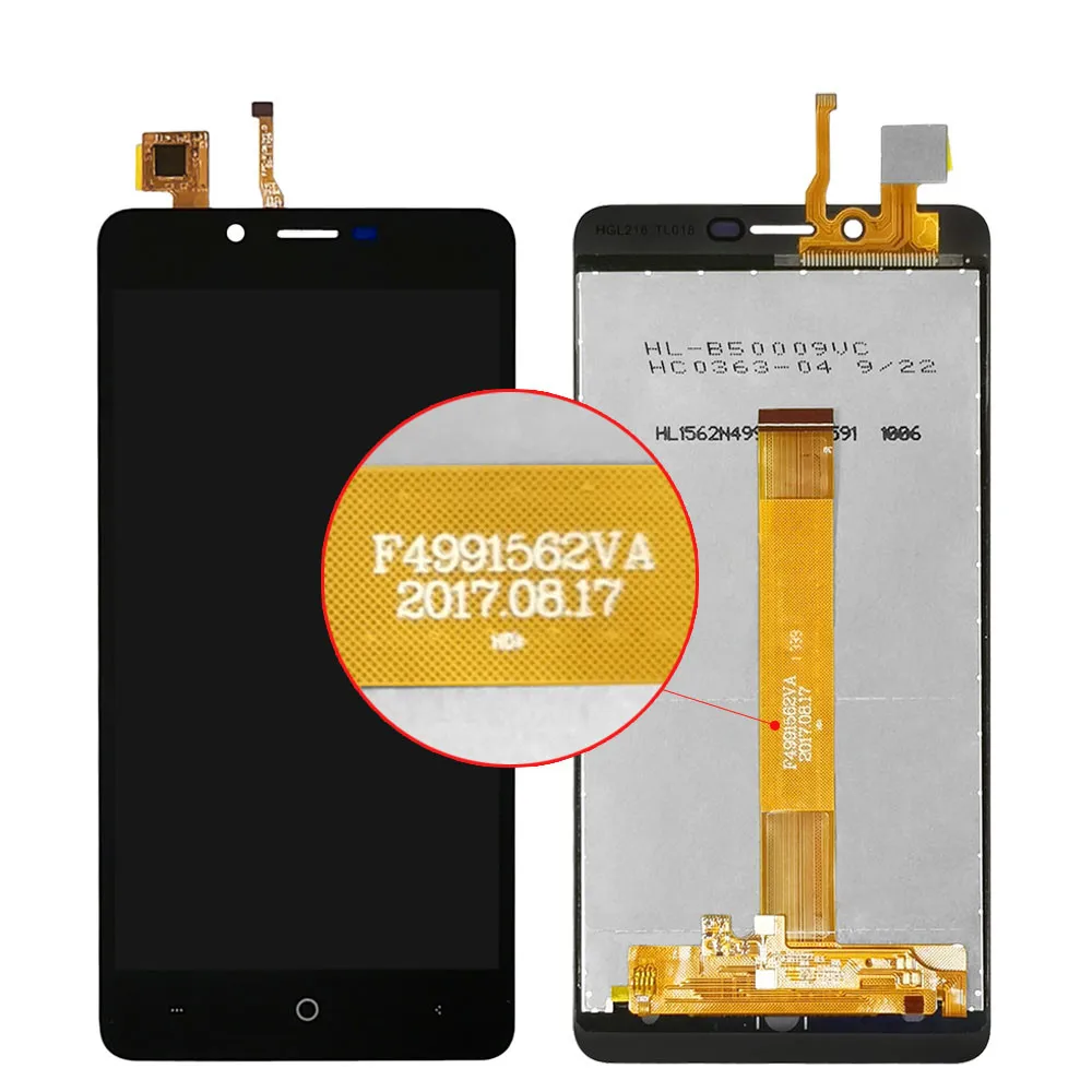 Black F4991562VA 5,0 ''для Leagoo Kiicaa power lcd дисплей+ кодирующий преобразователь сенсорного экрана в сборе Запчасти Аксессуары+ Инструменты+ клей - Цвет: Black F4991562VA