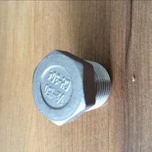 На трубу для самостоятельного использования фитинги 1/" Мужской 304 наконечник для штепселя из нержавеющей стали