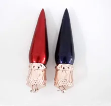 100 pcs sapphire blue and shiny red lipstick tube high grade lipstick gloss container ice cream shaped lipstick containers