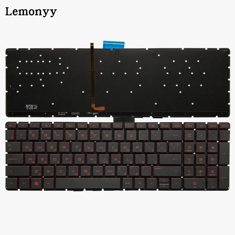  Russian Backlit Keyboard for HP Omen 17-W000 17-W100 17-W200 17t-w000 17t-w100 17t-w200 17-w001la 1
