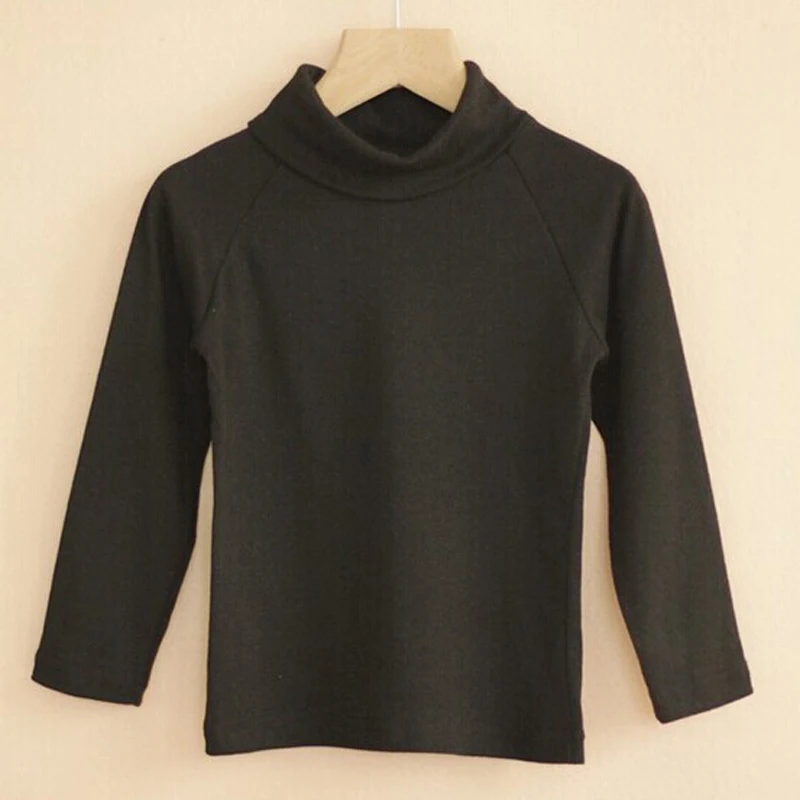 Children Wool T shirts New 2018 spring turtleneck clothing toddler