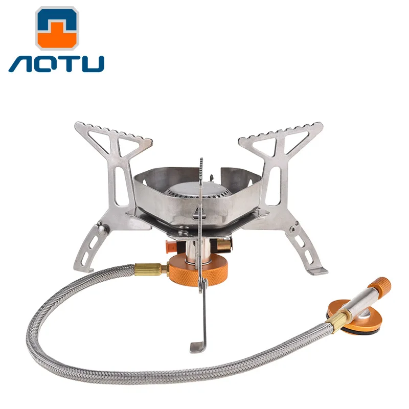 

Outdoor Windproof Gas Stove Folding Camping Stove Portable Picnic Split Stoves Cooking Hiking Butane Furnace