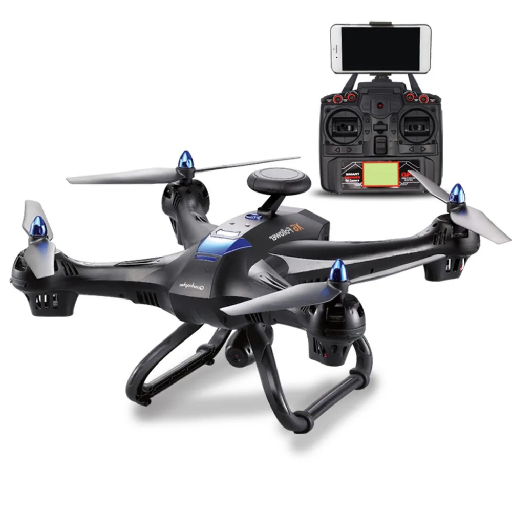 

2.4G RC Drone Quadrocopter with 720P Camera HD GPS 5 Inch LCD Remote Control Quadrocopter 2000mAh 3D rollover 4Channels