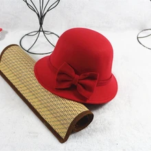 MYZOPER Мода лук сплошной цвет Корейская версия купол шапочка для бассейна согреться прилив демисезонный женская шляпа кепки Шапка С волосом