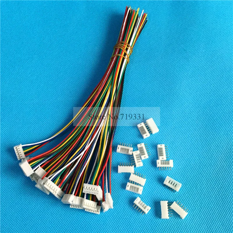 

PH 2.0mm 6 Pin Male & Female Connector W./ Cable 100 Sets