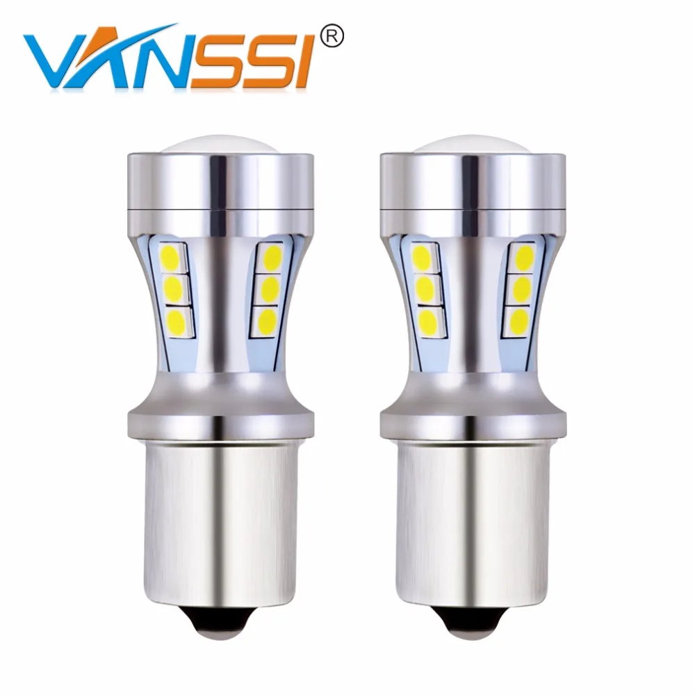 VANSSI 1156 BA15S P21W LED Bulb P21/5W Bay15d 1157 T20 W21/5W 7443 Car Turn Signal Reverse Backup Brake Stop DRL Lights | Автомобили и