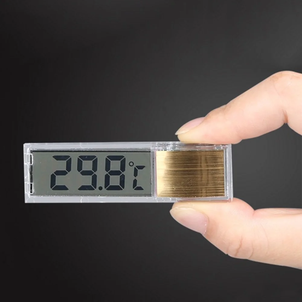 1 шт. термометр для аквариума Портативный ЖК-дисплей 3D цифровой электронный измеритель температуры аквариума