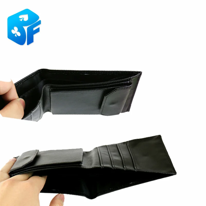 

CARDS into the wallet - Cinch in wallet magic tricks (two-in-one) top quality magic props