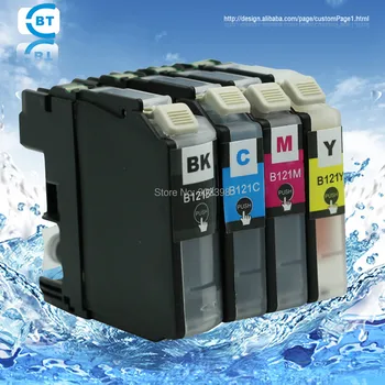 

4pcs Compatible brother LC123 ink cartridge for MFC-J4410DW/J4510DW printer