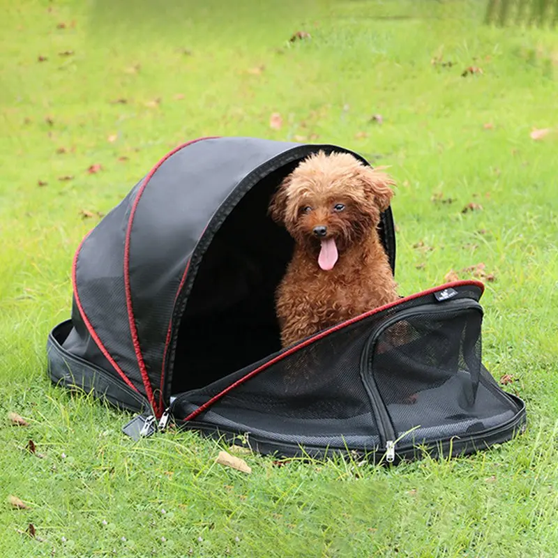 Portable Dog House Cage Tent for Small Dogs Folded Cat Net Tent for Cats Outdoor Kennel Pet Puppy Anti-Mosquito Net Tents