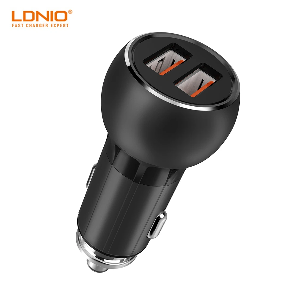 Автомобильное зарядное устройство LDNIO C503Q Quick 3 0 продается с кабелем USB Type c для