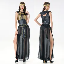 Роскошный костюм Клеопатры, сексуальный женский костюм древнего египетского фараона, одежда для взрослых на Хэллоуин, вечерние, косплей, египетская королева, длинное платье