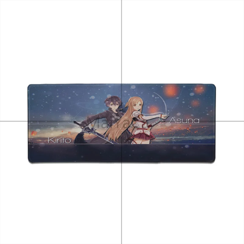 Коврик для мыши MaiYaCa sao Kito Asuna игровой коврик в стиле аниме скоростная версия