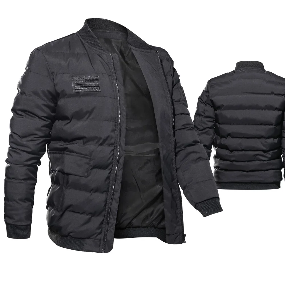 Men Jackets Hidden Hood Outerwear Fashion Padded Cotton Coat Ultralight Casual Puffy Coats Man