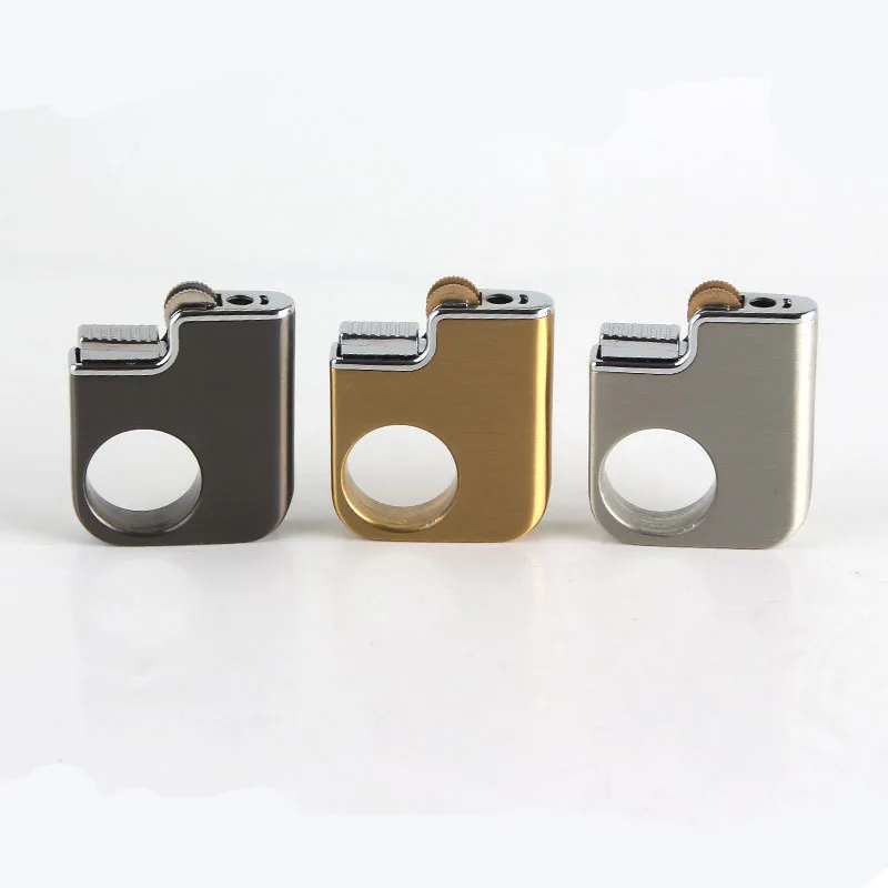 

Cigarette Accessories Butane Gas Lighter Ring Rotation Metal Cigarette Lighters
