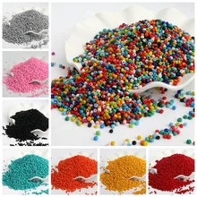 Contas espaçadoras de sementes de vidro, 500 pçs/lote 3mm, cor sólida, áustria, cristal redondo, miçangas para crianças, jóias diy fazer acessórios