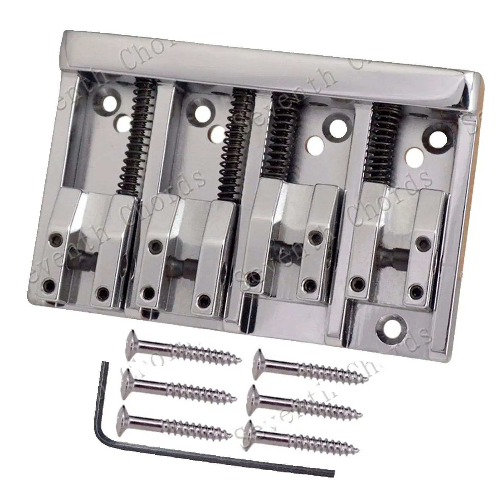 

High Quality Vintage 4String Saddle Bass Bridge/Top Load Strings through body CR