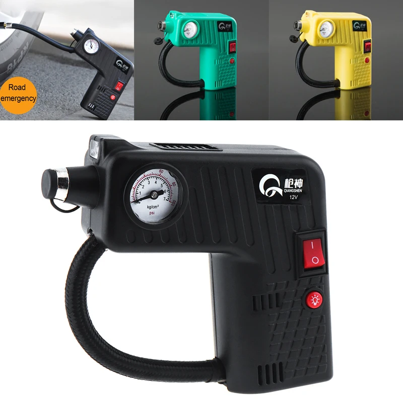 0-100PSI Portable 12V digital Car Air Compressor pump kompresor Tyre Tire Inflator with 3M Long Power Cord Cigarette Ligher Plug