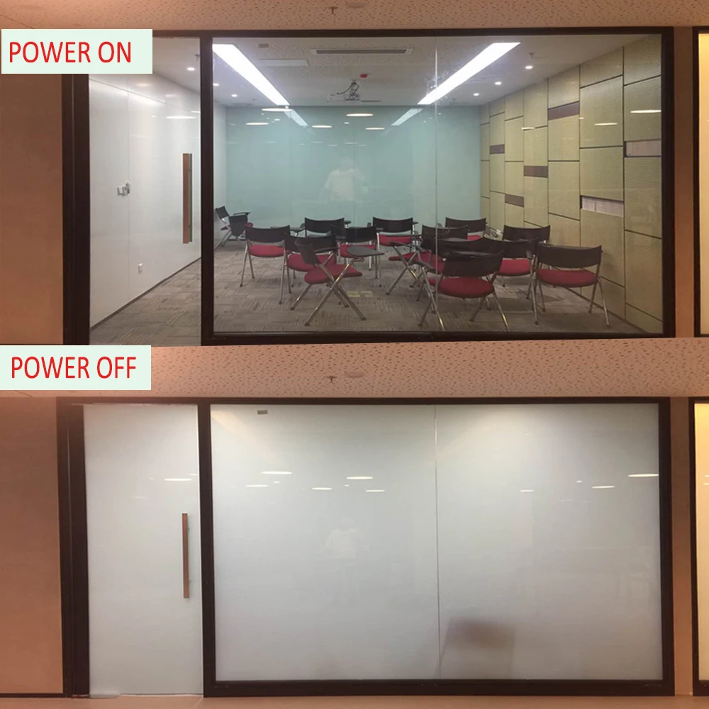 

60inx60in(1.5mx1.5m) white/black color Privacy Magic Film Building /Automobile window tint Magic smart film