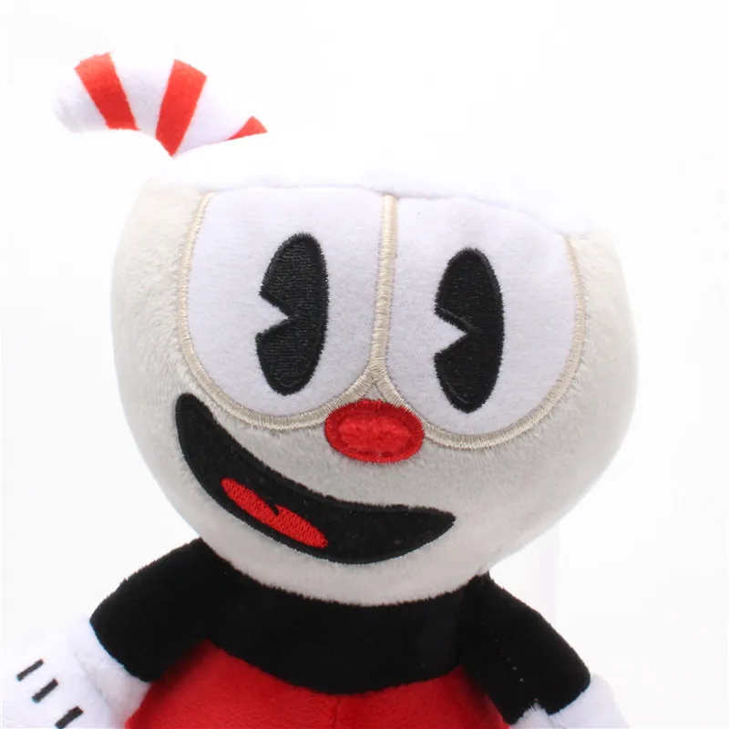 Cuphead Plush Toys Cuphead Mugman Mecup Or Brocup Soft Stuffed Doll Kids 25cm