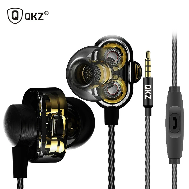 Qkz Dm8 Earphone Olahraga Headset Mini Dual Driver Extra Bass Turbo Lebar Sound Gaming Headset Mp3 Dj Bidang Headset Tas Penyimpanan Gaming Headset Sport Headsetextra Bass Aliexpress