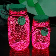 10 г Светящиеся вечерние DIY яркие светится в темноте краски звезда Желая бутылка без излучения Флуоресцентный порошок романтические подарки