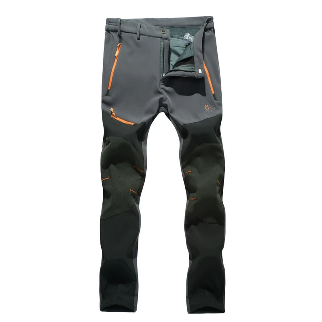 Cavalry Wolf Outdoor autumn winter camping trousers Couple models plus  velvet warm waterproof windproof breathable hiking pants - AliExpress