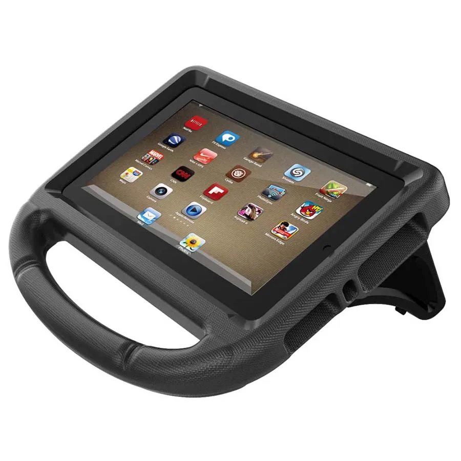 Kids Shockproof Case For Amazon Kindle Fire HD 7 2015 2017 Version Children Safe EVA Protective Case Handle Stand Cover (3)