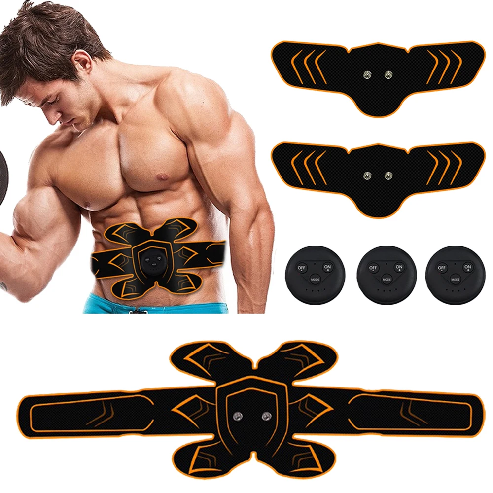 

Muscle Stimulator Body Slimming Shaper Machine Abdominal Muscle Exerciser Training Fat Burning Body Building Fitness Massager