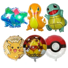 Pokemon Pikachu Foil Balloons Inflatable Balloon Kids Birthday Party Decorations Baby Shower Supplies Gift For Kids