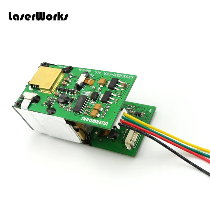 LaserWorks 1000 метра ttl RS232 RS485 DIY Лазерный дальномер модуль для камеры видеонаблюдения