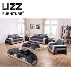Lizz Лидер продаж полный набор Гостиная мебель современная из натуральной кожи для отдыха диван Divani