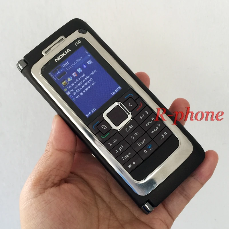 Мобильный телефон NOKIA E90 GSM Qual-Band 3g gps Wifi Bluetooth Восстановленный