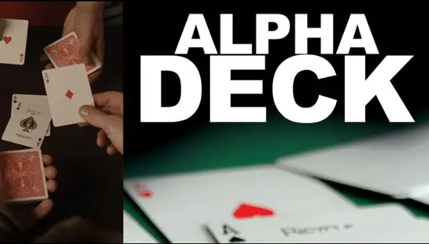 Alpha Deck (карты и онлайн инструкции) от Richard Sander Card Magic Trick Illusion Close up mentalism|richard sanders|magic