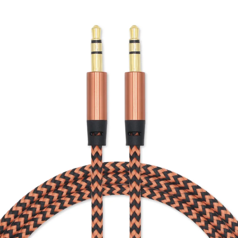 1 м 3,5 мм стерео автомобильный AUX вспомогательный шнур Jack аудио кабель папа-папа для мобильного телефона MP3 музыкальный плеер дропшиппинг