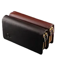 Heißer 2016 Männer Brieftaschen Split Leder Geldbörsen Berühmte Marken Qualität Clutches Vertraglich Geschäfts Geldbörse Herren Geldscheinklammer R0009