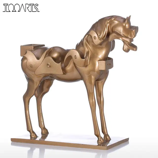 Tooarts Tomfeel Surrealism Horse Sculpture Resin Home Decor Modern Tooarts Tomfeel Surrealism Horse Sculpture Resin Home Decor Modern Art Figurine Artwork For Office Decoration