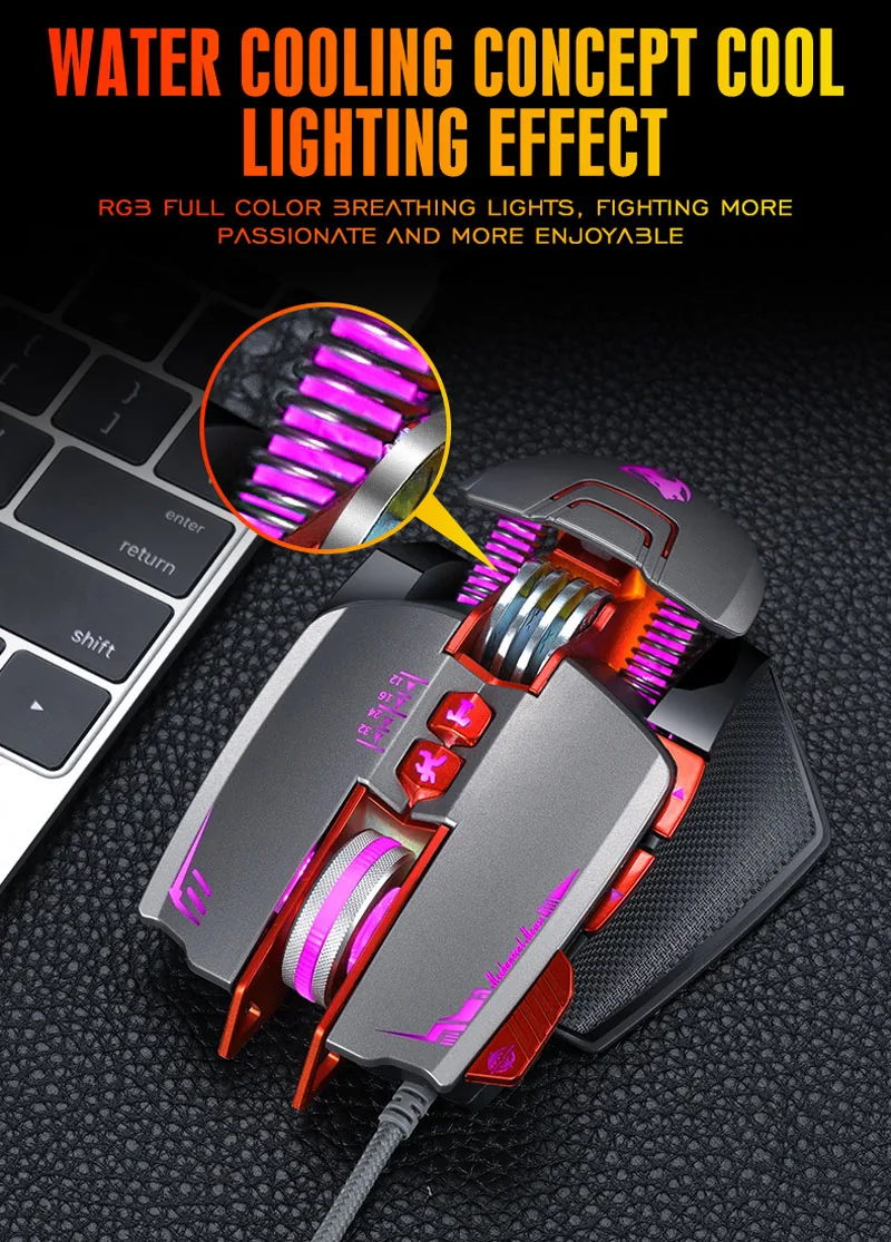 T Wolf 8 Button Mouse