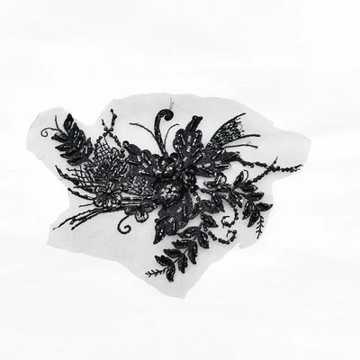 

peal beaded flower rhinestone patch apliques de roupa crystal rhinestone applique sew on patches for clothing para vestuario