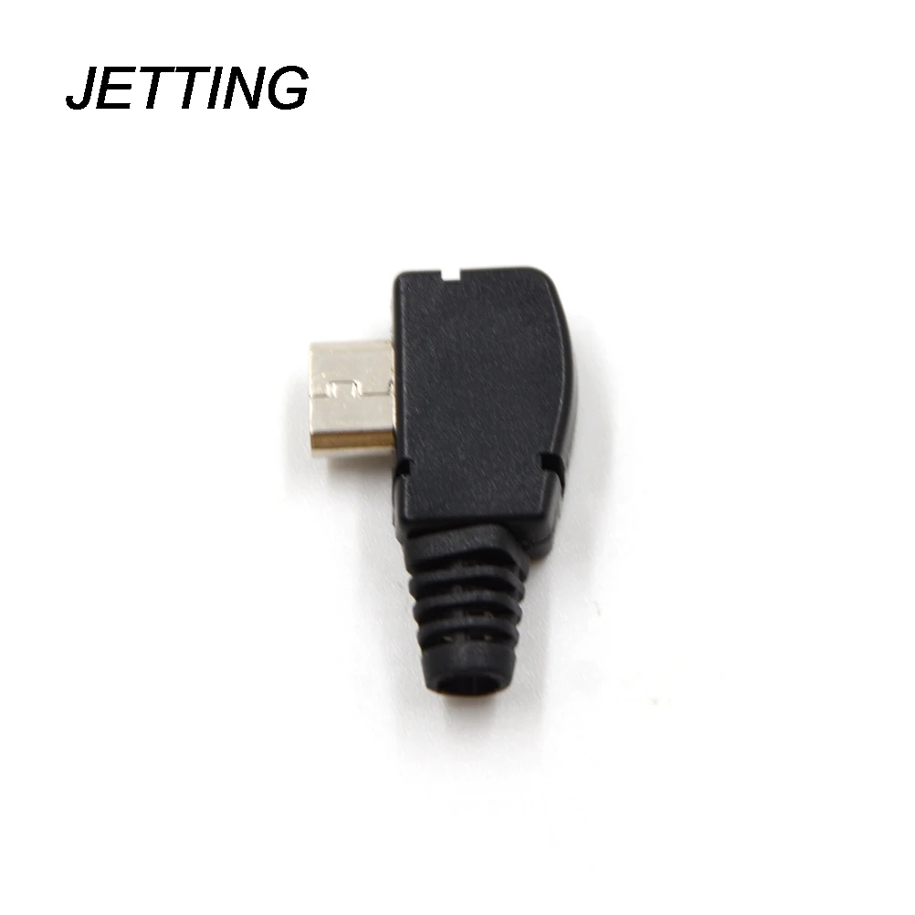 JETTING правый угол микро USB 5 P порт штекер разъем с пластиковой крышкой|connector male|connector