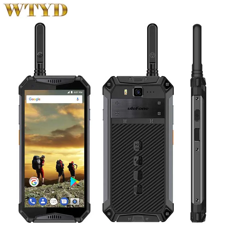 

Ulefone Armor 3T IP68 Waterproof MT6763T Mobile Phone Android 8.1 5.7" NFC Octa Core 4GB 64GB 10030mAh Walkie Talkie Smartphone