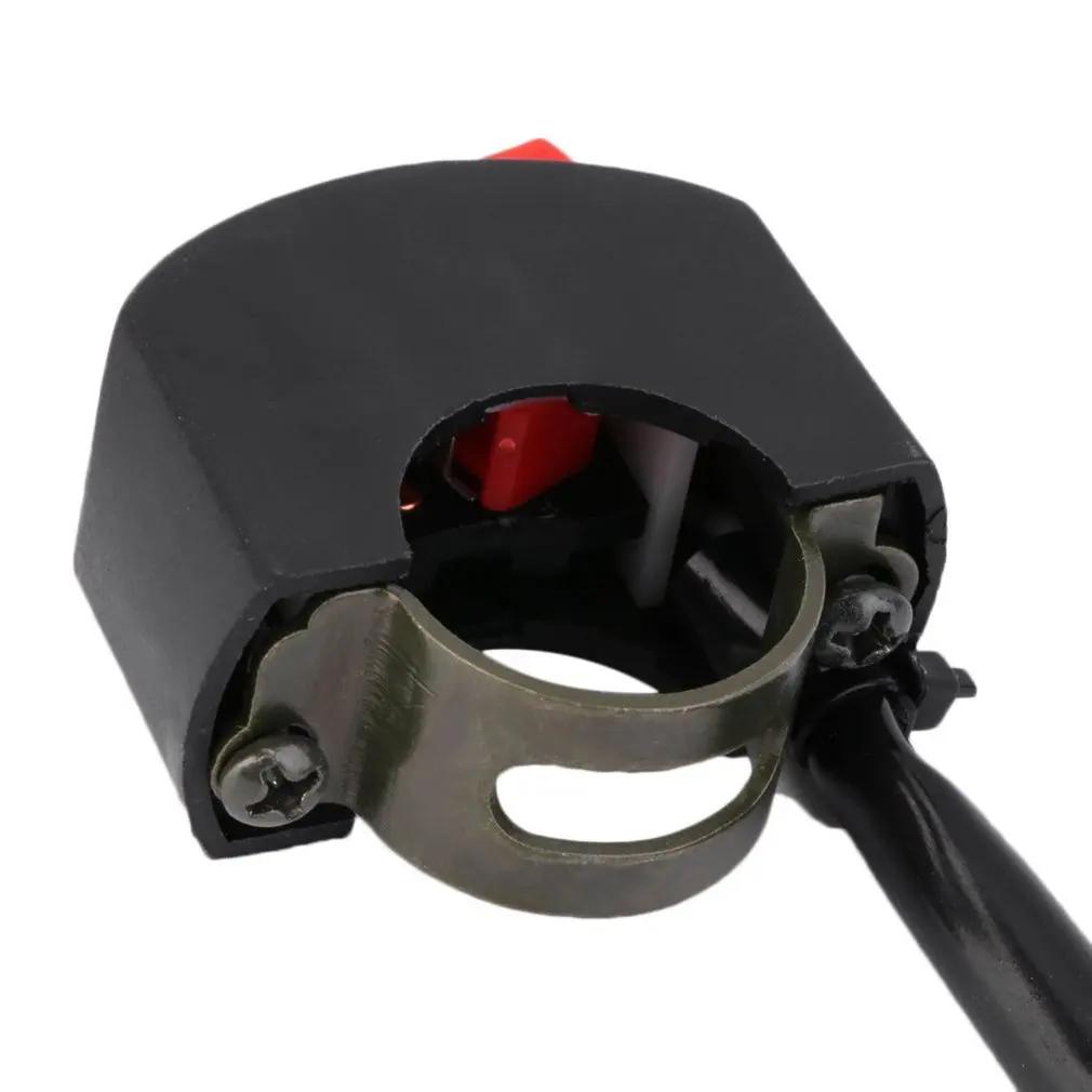 Универсальный Мотоцикл ATV светильник переключатель 7/8 крепление на руль кнопка вкл/выкл Пуля разъем 12 В DC аварийный переключатель кнопка